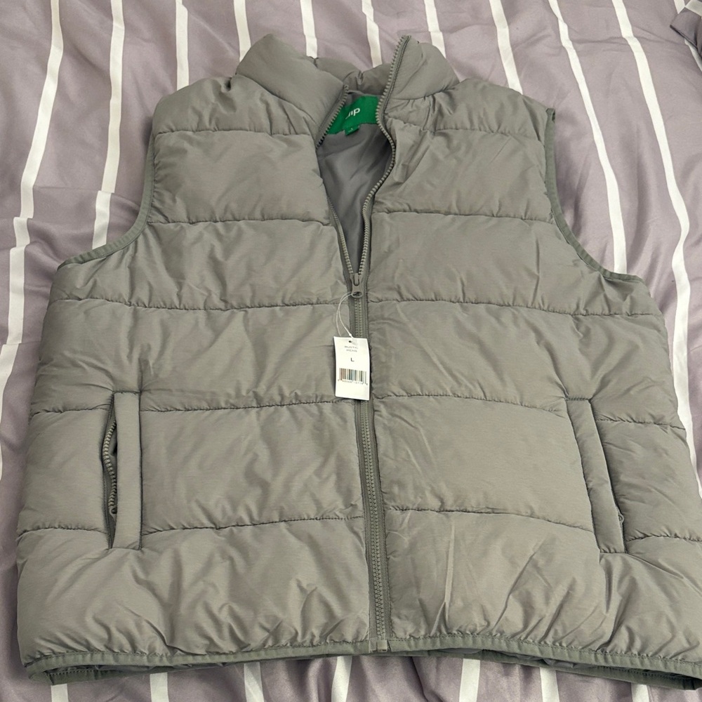 Dip Light Gray Puffer Vest